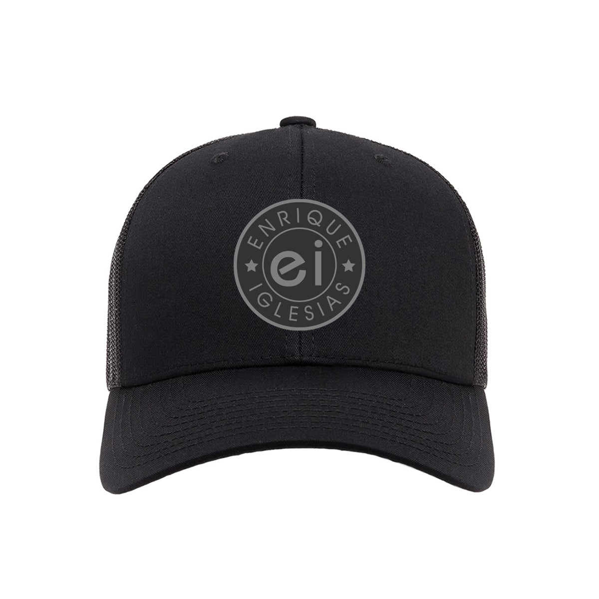 EI Logo Trucker Hat - Black